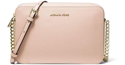 michael kors jet set travel crossbody pink|michael kors flight crossbody bag.